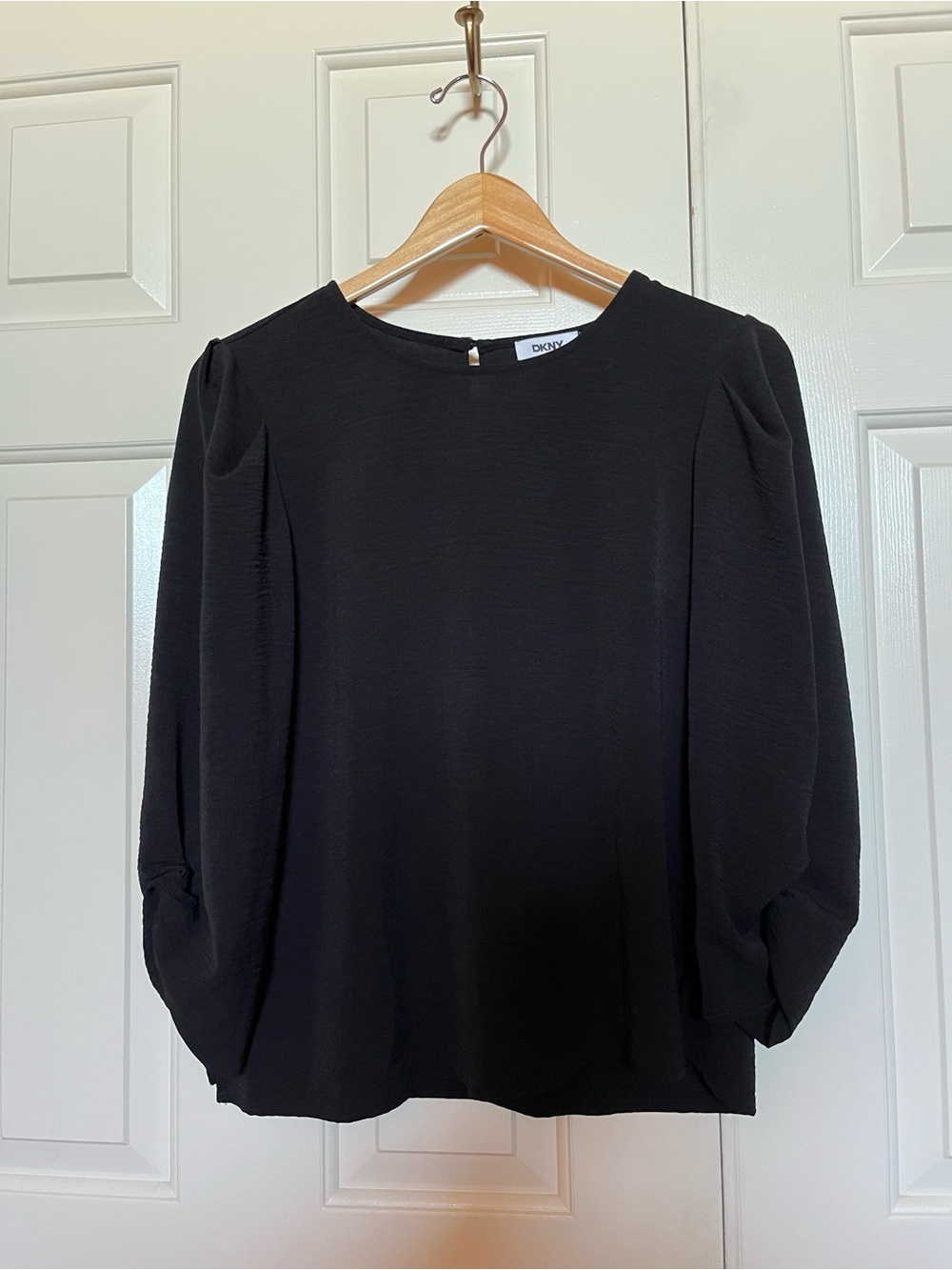 DKNY Black Lightweight Blouse